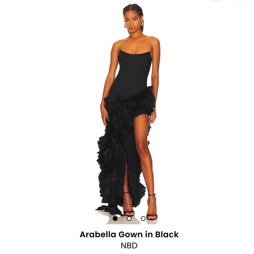 Revolve NBD Arabella Gown in Black